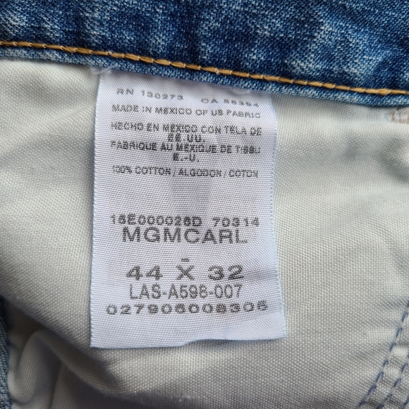 (873) Gander Mountain Men's Classic Relaxed Fit Straight leg Jeans, Size:44/32 - Picture 10 of 17